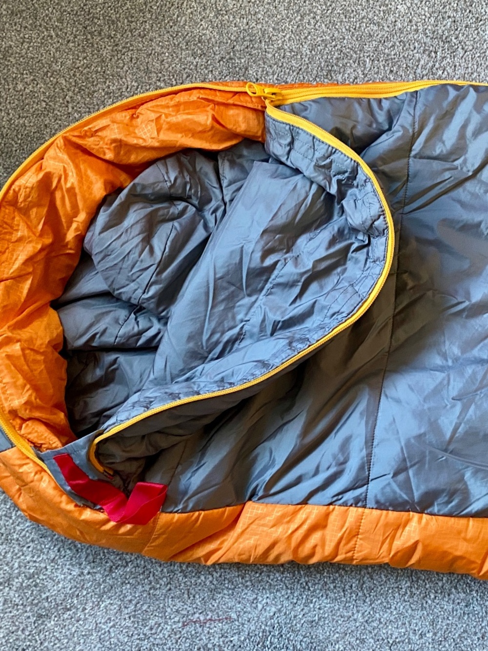 Sleeping Bag North Face Aleutian Synthetic Long Length Mummy Left Zipper 35deg - Picture 12 of 16
